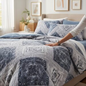 لحاف كينج قطيفة Fur Collection BLUEBERRY فرو فاخر – دافئ، ناعم ومريح بأفضل الخامات