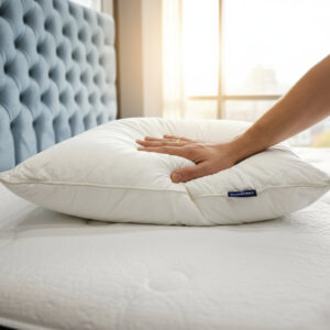 خدادية بلوبيري كمفورت كلاود ،مايكرو فايبر بديل ريش نعام ، 1200 جرام، قماش داون بروف ، خدادية فندقية