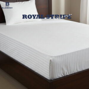 ملاية سرير Royal Stripe اوف وايت