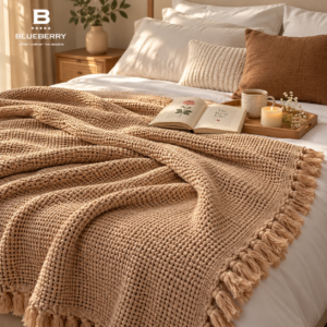 كوفرتة قطن بني فاتح | Light Brown – بلو بيري كمفورت